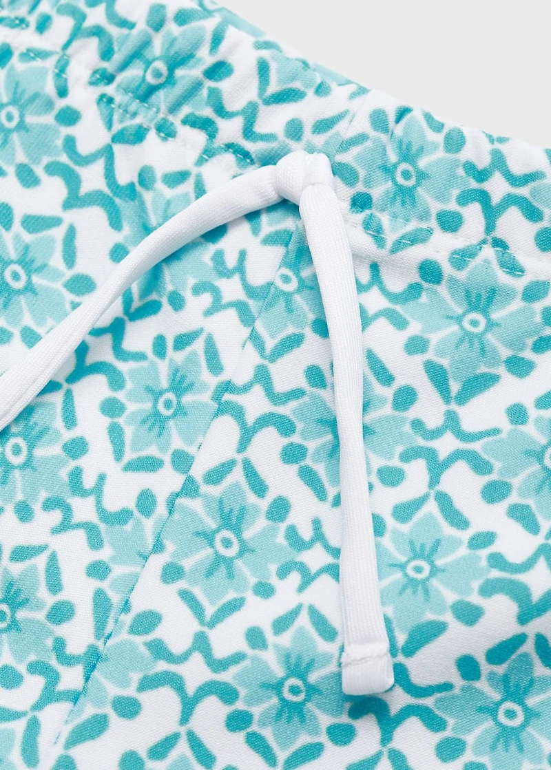 Floral print swimsuit