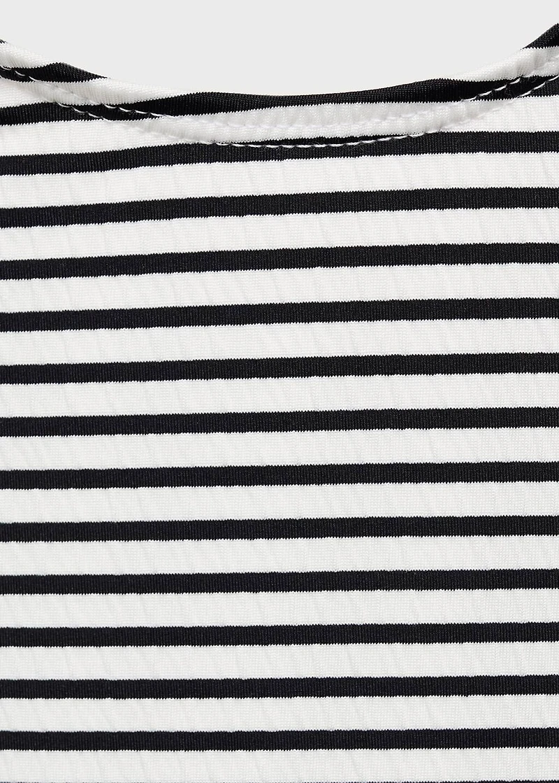 Striped swimsuit