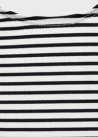 Striped swimsuit