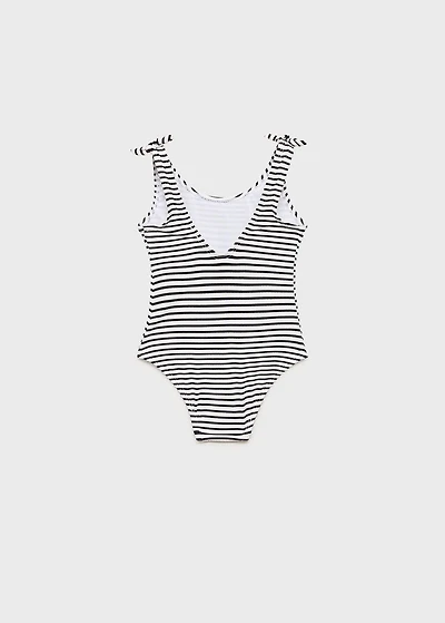 Striped swimsuit