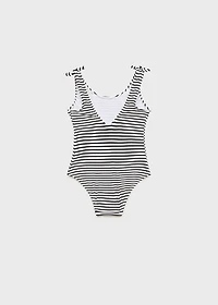 Striped swimsuit