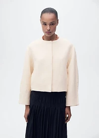 Oversized cotton jacket