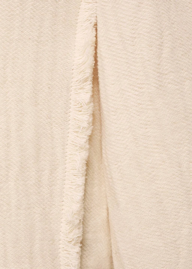 Oversized cotton jacket