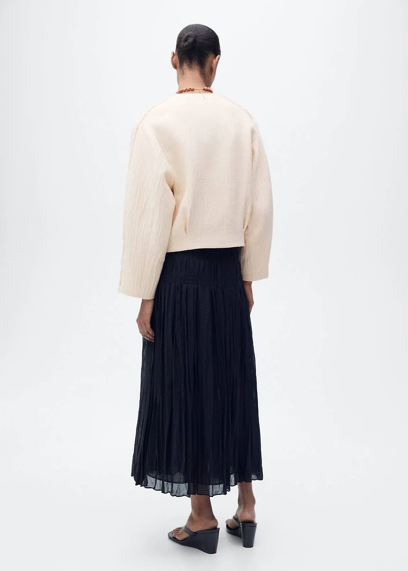 Oversized cotton jacket