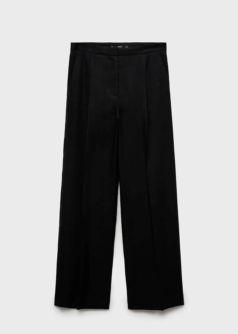 Linen suit trousers