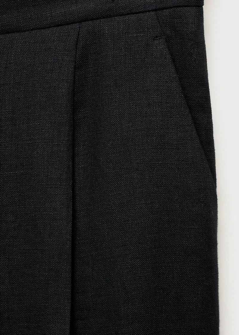 Linen suit trousers