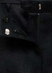 Linen suit trousers