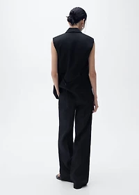 Linen suit trousers