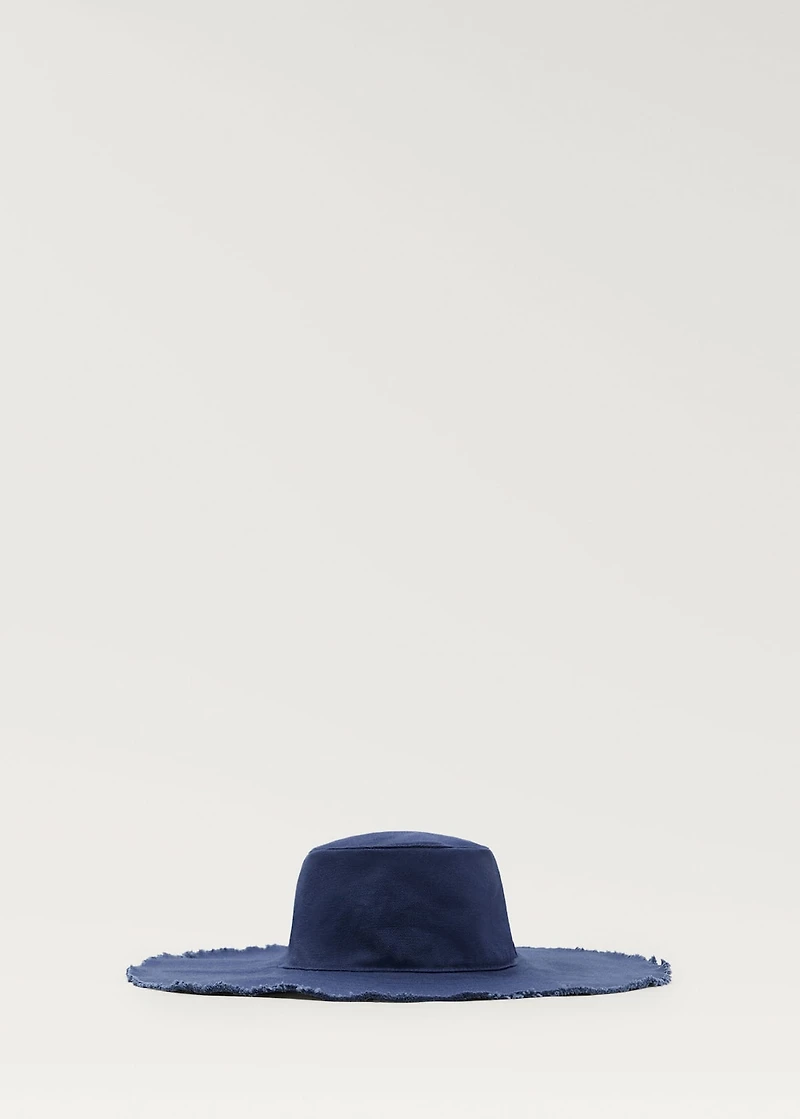 Plain cotton beach hat