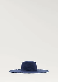 Plain cotton beach hat