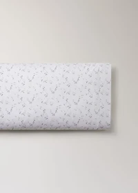 Percale cotton floral pillowcase 45x110 cm