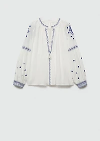 Embroidered detail shirt