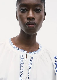 Embroidered detail shirt