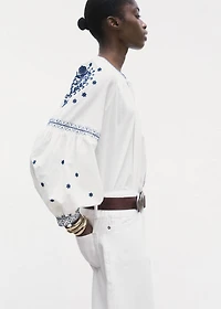 Embroidered detail shirt