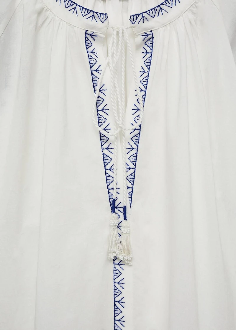 Embroidered detail shirt
