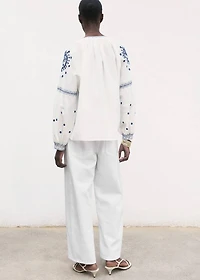 Embroidered detail shirt