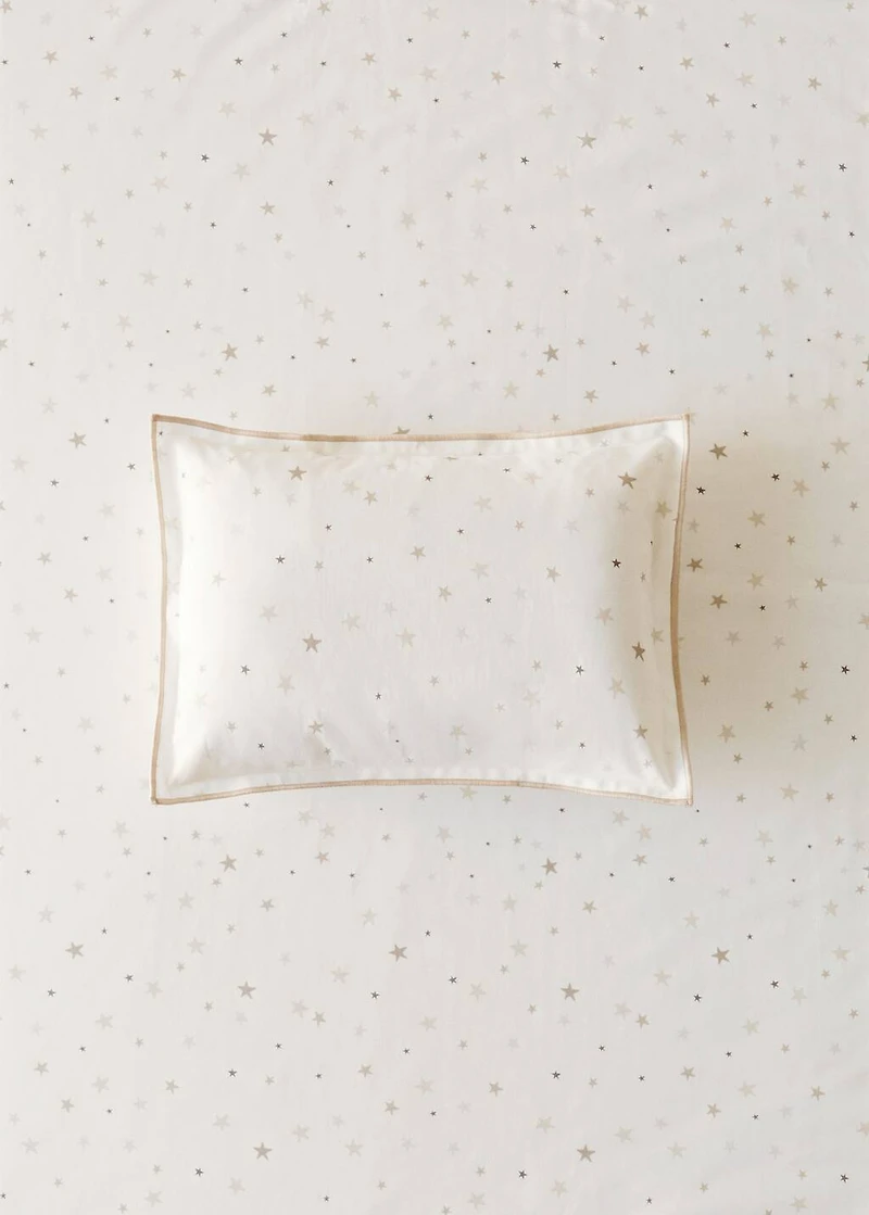 Children's cushion cover with star print 30x20cm