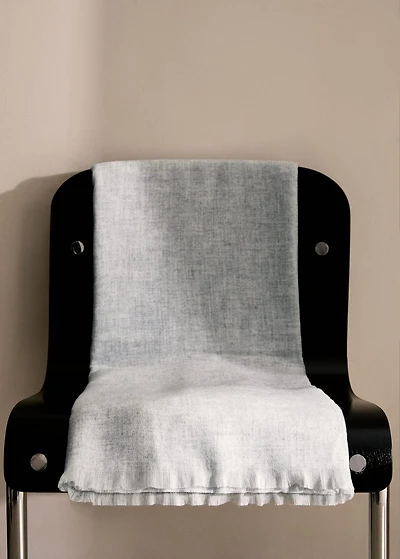 Soft melange blanket