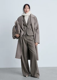 Crop suit blazer