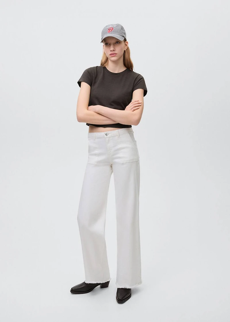 Knot detail T-shirt