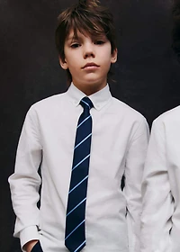 Striped tie