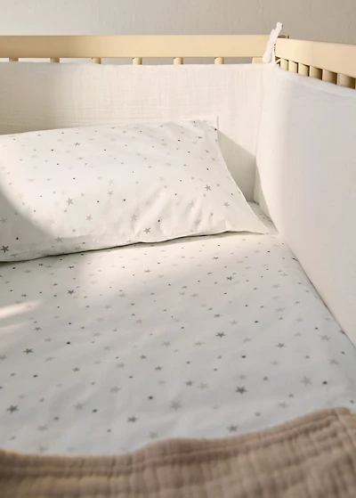 Children’s cotton gauze cot protector