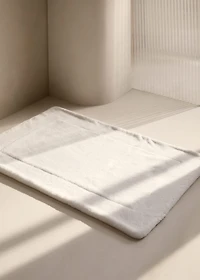 Extra-soft cotton bath mat
