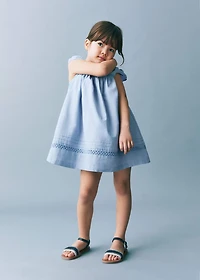 Embroidered detail dress