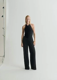 Halter neck jumpsuit