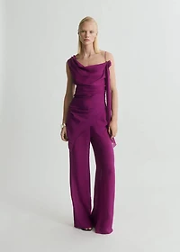 Flowy straight-fit pants