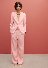 Linen suit blazer