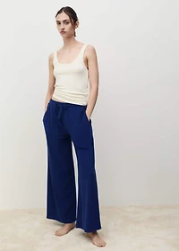 Terry cotton pants