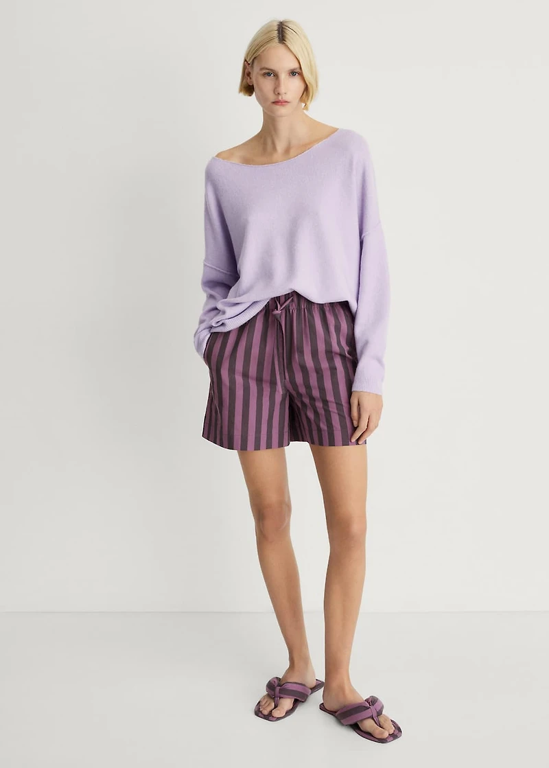 Oversize knit sweater