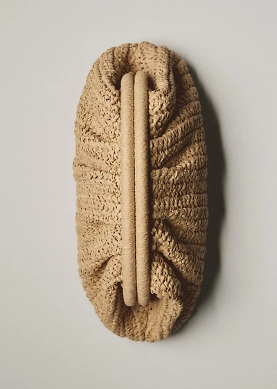 Natural fibre handbag