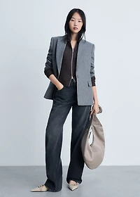 Zipped knit cardigan