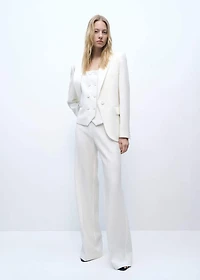 Double-breasted suit vest
