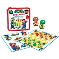 Super Mario™ Checkers & Tic Tac Toe Collector's Game Set 