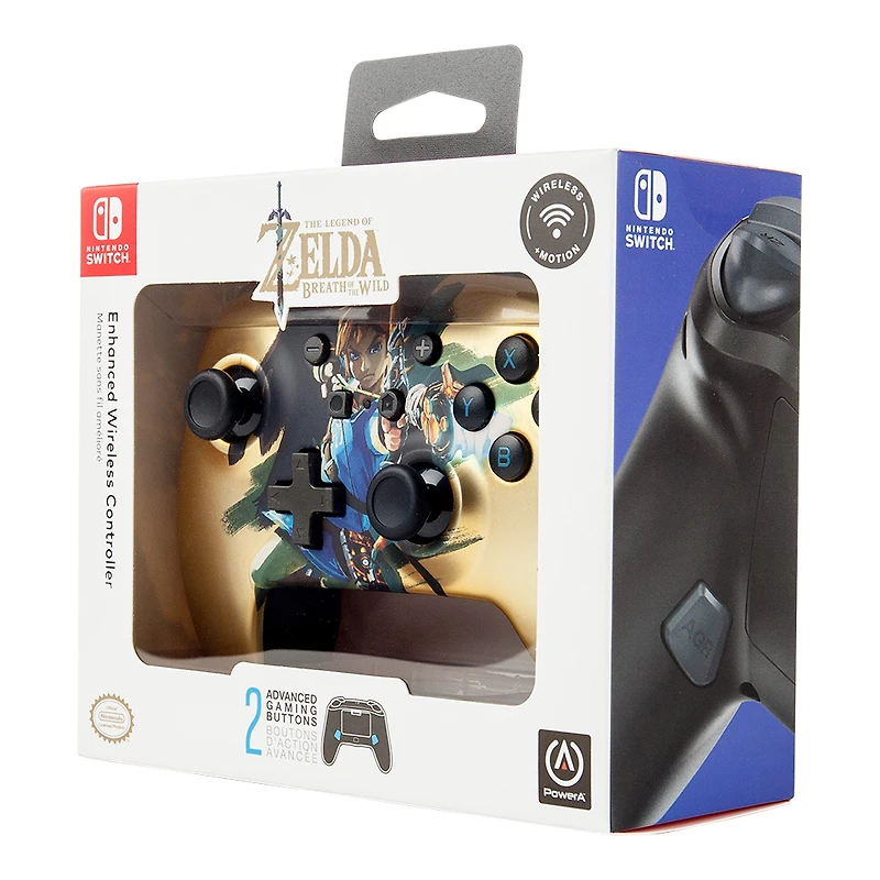 PowerA Enhanced Wireless Controller for Nintendo Switch – Satin Chrome Link - GameStop
