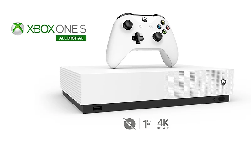 Xbox One S 1TB All-Digital Edition Console (Disc-free Gaming) 