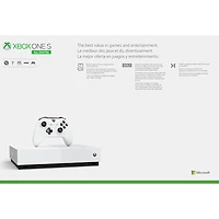 Xbox One S 1TB All-Digital Edition Console (Disc-free Gaming) 