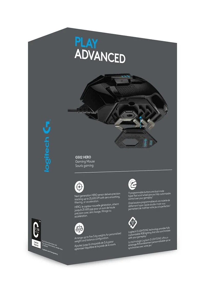 Logitech G502 HERO Gaming Mouse 