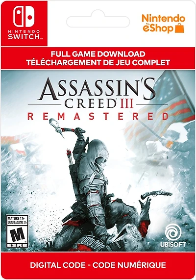 Assassin's Creed III Remastered - Numérique