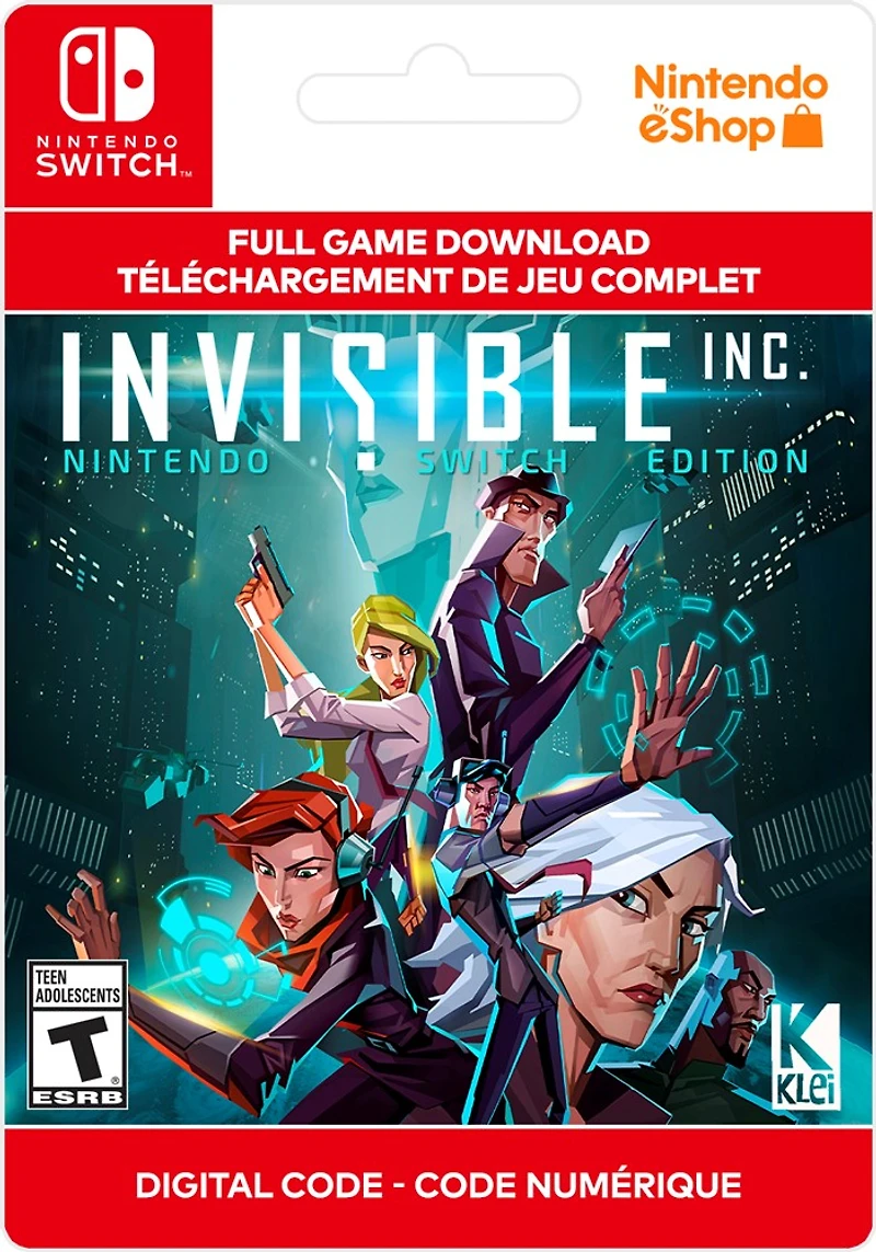 Invisible, Inc. Nintendo Switch Edition - Digital