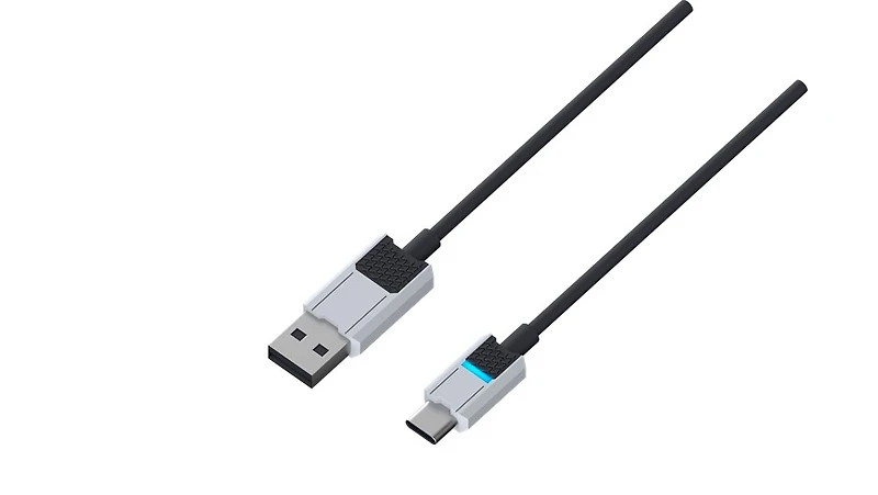Biogenik Playstation 5 USB-C Glow Gaming Cable