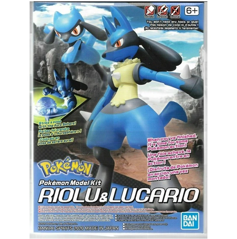 Pokémon Model Kit - Riolu & Lucario 