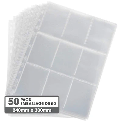 Biogenik Trading Card Binder Inserts 50-Pack