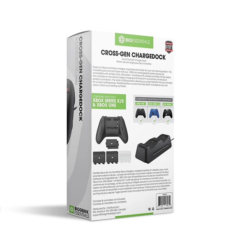 Biogenik Essentials Xbox Series X/One Dual Charge Dock 