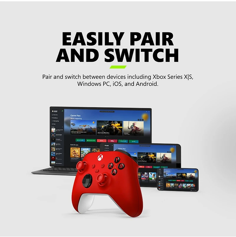 Manette sans fil Xbox - Rouge pulsé 