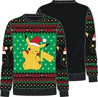 Pikachu Winking Holiday Sweater  - XXL 