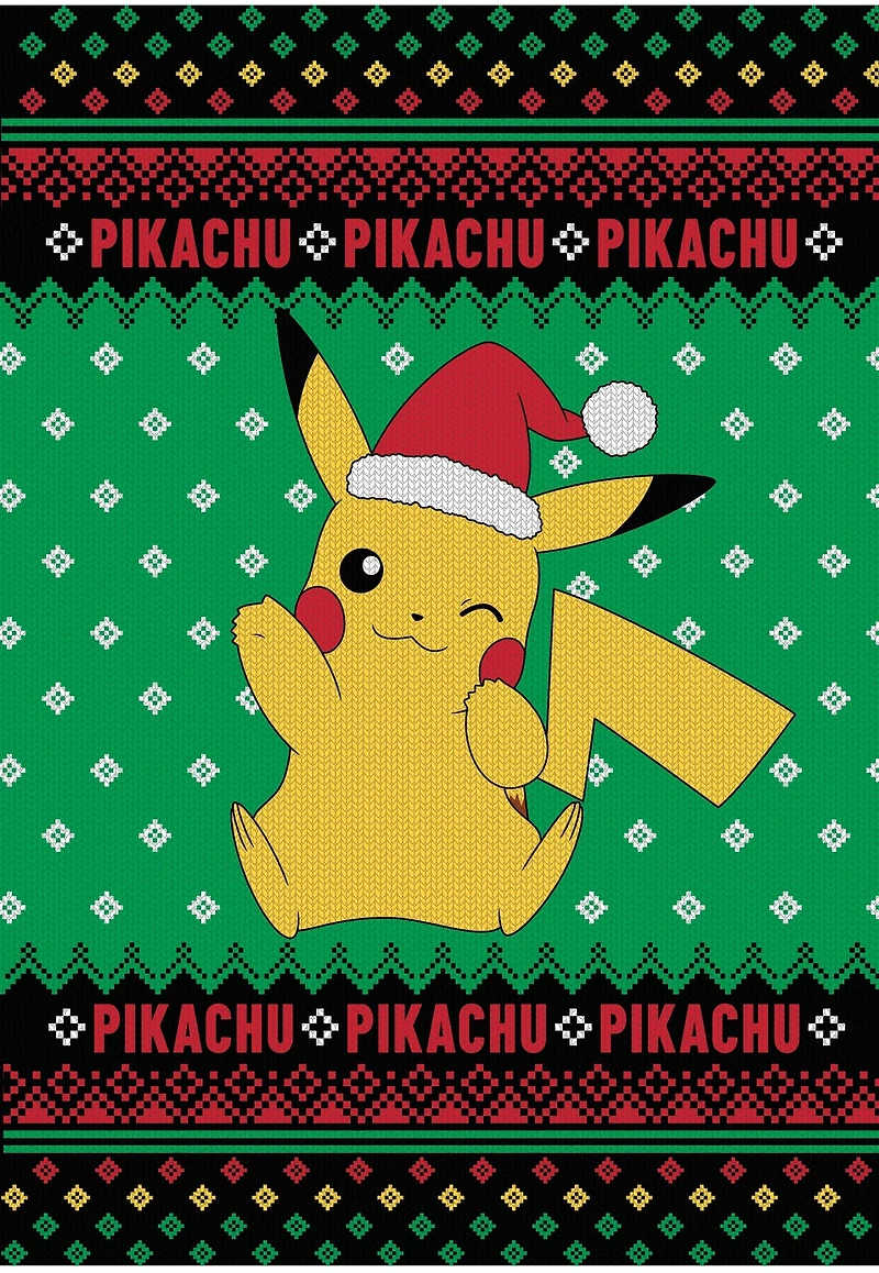 Pikachu Winking Holiday Sweater  - XXL 